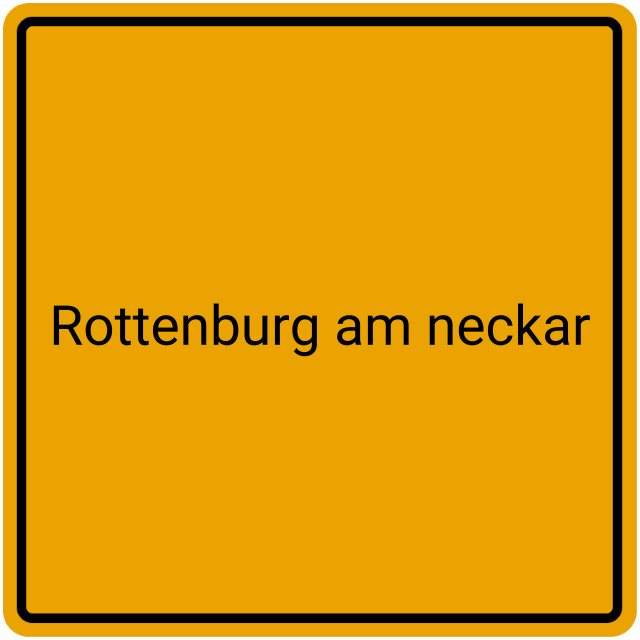 Meldebestätigung Rottenburg am Neckar